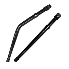 Size 1# 2# 4# Black Aluminium Straight and Bent Butt Big Game Fishing Rod Component Handle for Boat Trolling Fishing