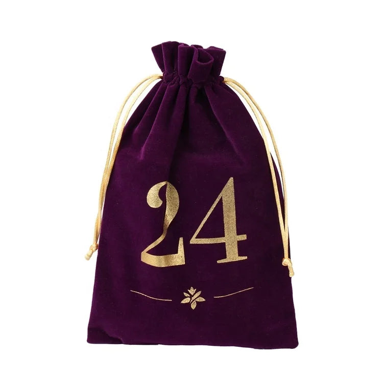 New Style Velvet Drawstring Bag Pouch Jewelry Gift Bags Suede Jewelry Dust Pouches with Logo Custom