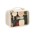 Wholesale Waterproof Luxury Men Customized Leather Cosmetic Bag with Handle
