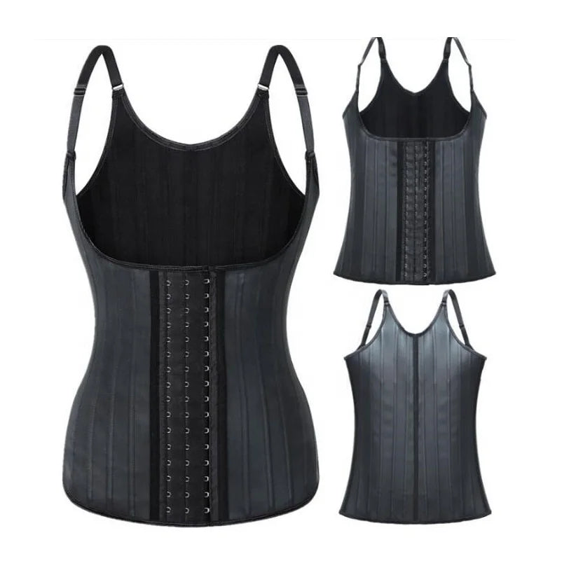 Neoprene Bodysuit 25 Bone Abdominal Control Shapewear Tank Top Corset Waist Sports Corset Waist Tainer Shaping Body Shaper
