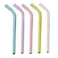 ONEQUAN Wholesale BPA Free Reusable Coffee Straw Silicone Collapsible Straws