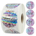 Custom White Label Inkjet Roll Printer Holographic Self-Adhesive Hologram Sticker for Cosmetic and Essential Oil Industries