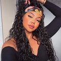 Real Glueless Natural Head Band Wig Customized Texture 100% Cuticle Aligned Human Hair Wigs for Black Women