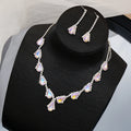 Luxury Fringed Statement Necklace Set High Quality Cheap Water Drop Shape Alloy for Anniversary