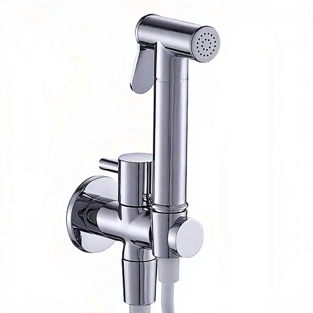 Easy-to-Install Brass Bidet Sprayer Set for Bathroom Handheld Sprayer Kit for Toilet & Cloth Diaper for Home Use