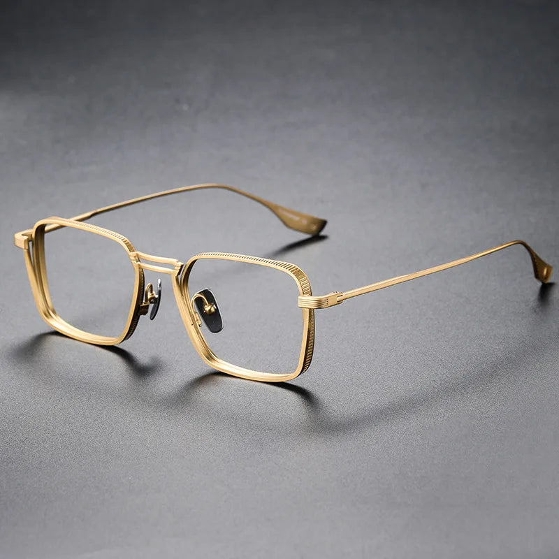 CS125 High Pure Titanium Optical Frame Good Quality Glasses for Men and Women Titan Eyewear Frames DLX125