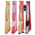 Popular Printing Narrow Small Silk Stain Bag Long Hair Ribbon Women Wrist Twill Scarfs Head Scarves for Bag Handle