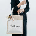 Wholesale  Cheap Handle Recycle Folding Jute Hemp Reusable  Printable logo Shopping Bag Linen