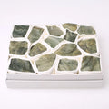 HZ Wholesale Natural Crystal Stone Set Green Rutilated Crystal Mineral Specimen Set for Decoration