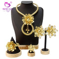 MEIZI JEWELRY Elegant Luxury Ladies Fashion Dubai Wedding Earrings African Zirconia Jewelry Set Bridal Wedding