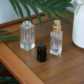 MUB Custom DIY 5ml Clear Cylinder  Crimp Neck Empty Bottle Pressurized Spray Perfume Glass Bottle
