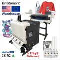 Erasmart 2024 Hot Sale Cheap High Speed Screen Dual-head Printing Machine Garment Clothes Dtf Printer 60cm I3200 Dtf Printer