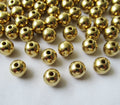 Plain Solid Beads 8mm Raw Brass Spacer 1.8mm Hole DIY Jewelry Findings