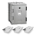 GN Pan Included 90L Front Loading Keep Warm Cabinet Insulated Food Pan Carrier Food Transport Container