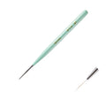 BW30-09 Professional Twelve Constellations Short Liner Flat Oval Luxury Nail Art Brush Set Custom Logo Wood Handle Nylon