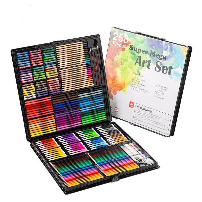 Bview Art Professional Christmas Gift Painting Stationery Art Set for Kids Educational Drawing