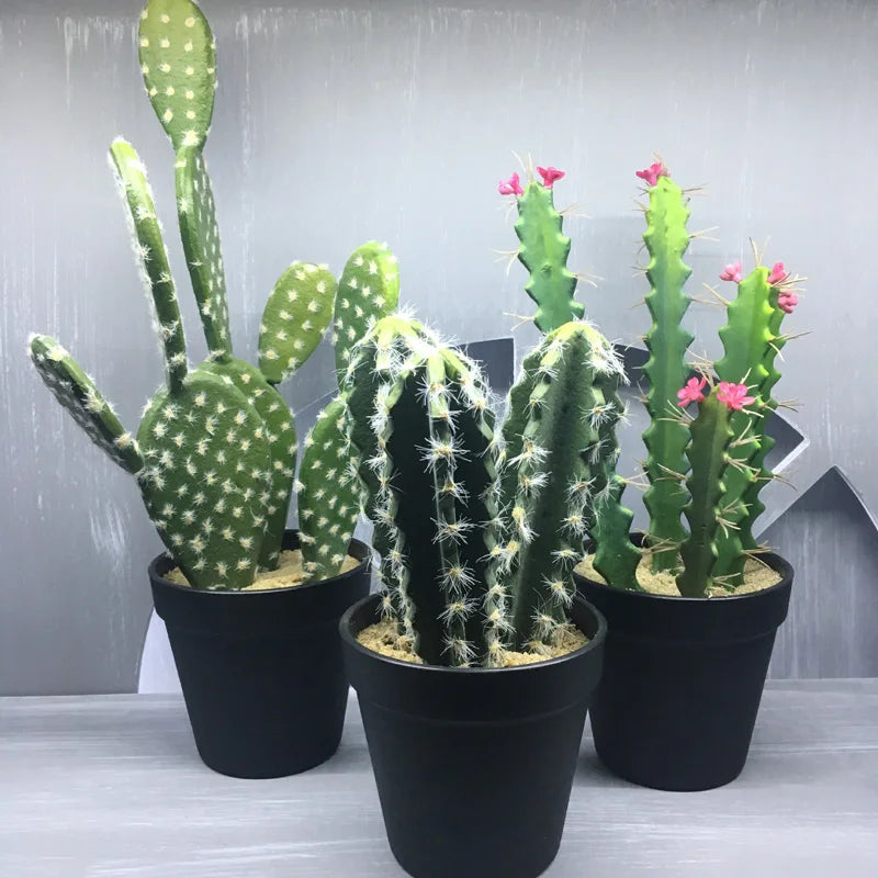 New Custom Cactus Simulation Home Decoration Bonsai Garden Decoration