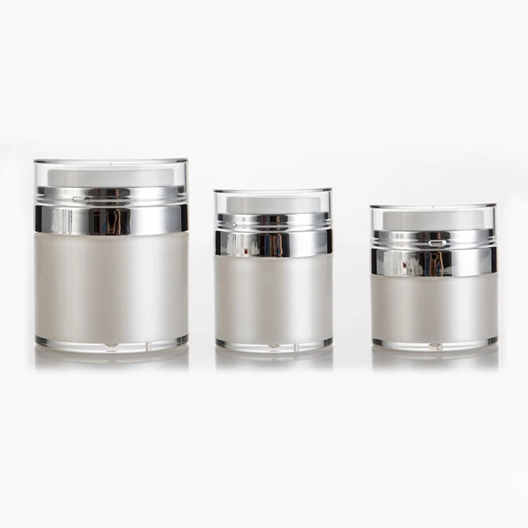 Skincare Packaging 15ml 30ml 50ml Pump Bottle Double Wall Frosted Acrylic Bottles Drunk Elephant Packaging