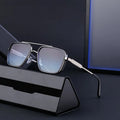2024 New Retro Punk Style Sunglasses Men Sunscreen Luxury Trendy Metal Square Steampunk Sunglasses Men