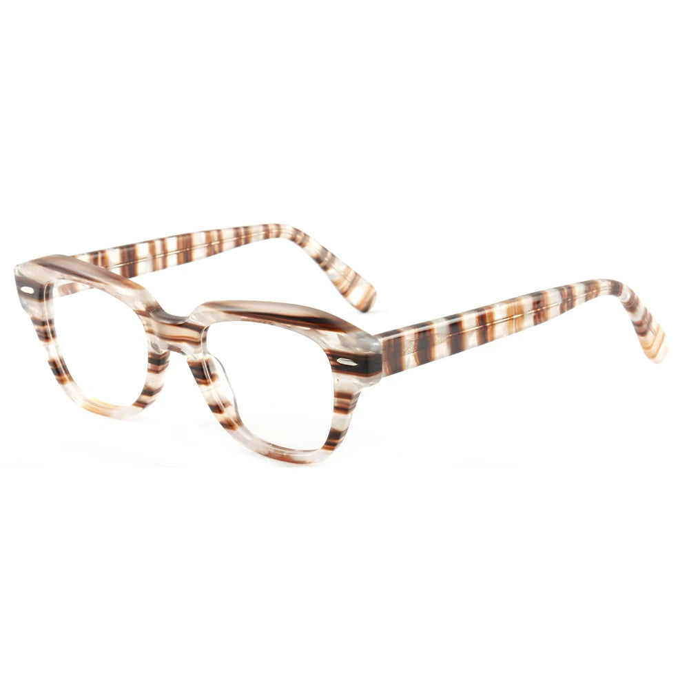 G6032 Newest Designer Eyeglasses Frames Men Women Unique Thicken Handmade Acetate Eyewear Eye Glasses Optical  Spectacle Frames