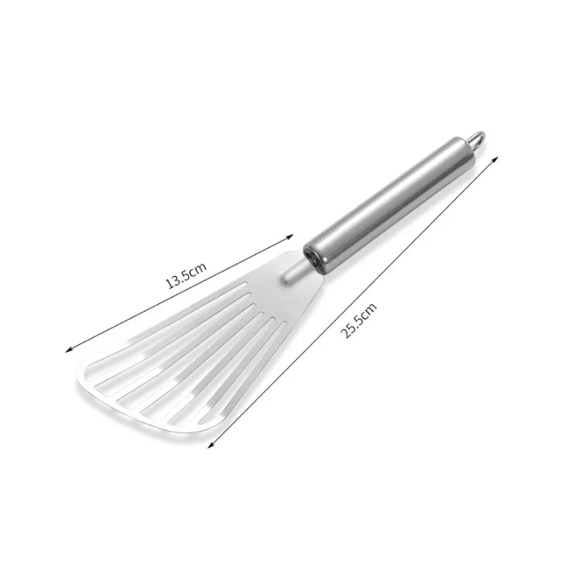 Good Quality Stainless Steel Handles Dishwasher Microwave Oven Safe Fish Pancake Utensils BBQ Turners Spatulas