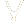 Dainty Layered Necklace Set for Women Fine Stainless Steel Necklace 2021 Pearl Choker Trendy 14k Gold Plated Jewelry Wholesale