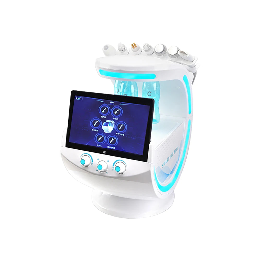 Portable Hydra Beauty Facial Machine Face Skin Deeping Cleaning Hydra Machine Facial Cleaning Microdermabrassion Machine