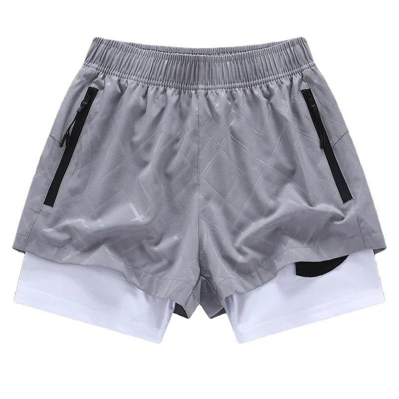 Mens Gym Shorts Custom 7 Inch Man 2 in 1 Running Shorts Sports With Compression Workout Jogger Shorts for Men