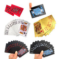 Factory Price Eco-Friendly Waterproof PET Poker Cards Wholesale Custom Rose Gold Foil Playing Cards
