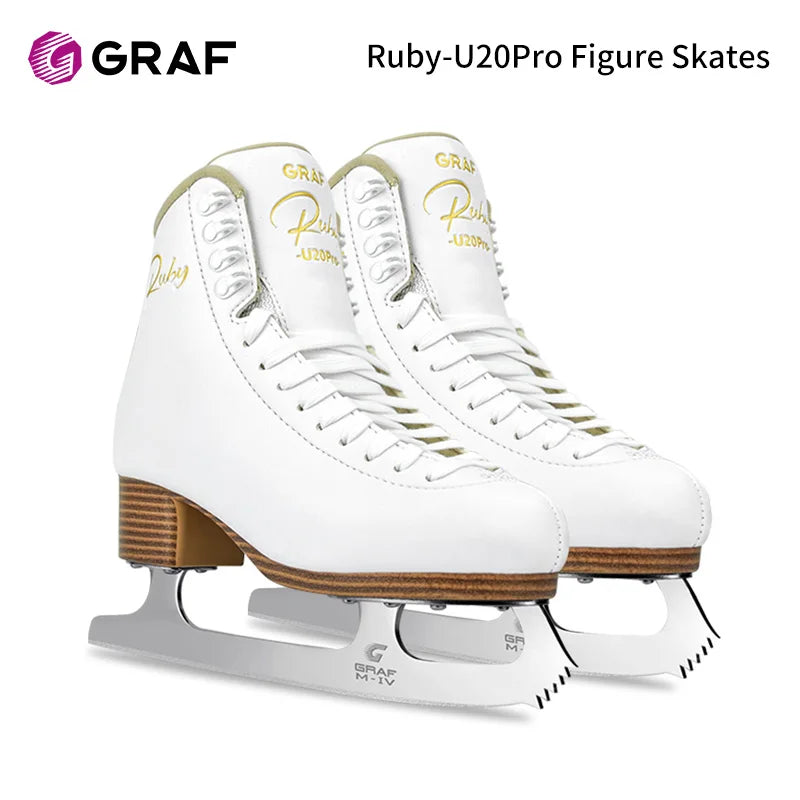 Graf Professional Ice Skating Shoes Hot Sale Wholesale Synthetic Leather Figure Skates for Kids Adults Asia Only-Designed Girls MegaBDM