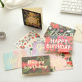 Wholesale Happy Birthday Cards Hot Stamping Congratulations Paper Card Custom Gift Thank You Greeting Card