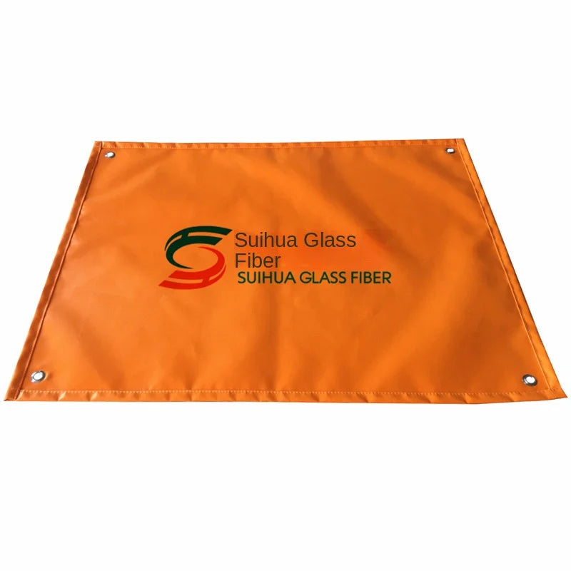 Outdoor Camping Fireproof Cloth Mat Barbecue Picnic Heat Insulation Blanket Flame Retardant High Temperature Fire Blanket