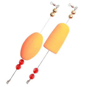 4pcs/bag Wholesale Loinshore Sea Fishing Setup Popping Cork Fishing Float Bobber Foam Steel Wire 19cm for Redfish Perch Fishing