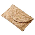 Straw Clutch Handbag Women Straw Purse Envelope Bag Wallet Summer Beach Bag
