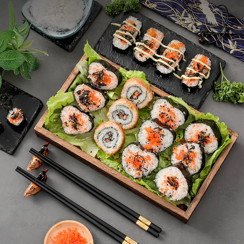 11pcs Sushi Maker Rice Mold Japanese Rice Ball Cake Roll Mold Multifunctional Mould Making BPA Free Sushi Tools
