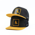 Custom Logo 5 Panel Snapback Hat Breathable Mesh Trucker Hat With PU Leather Patch Logo Embroidered Patch Richardson 112 Gorras