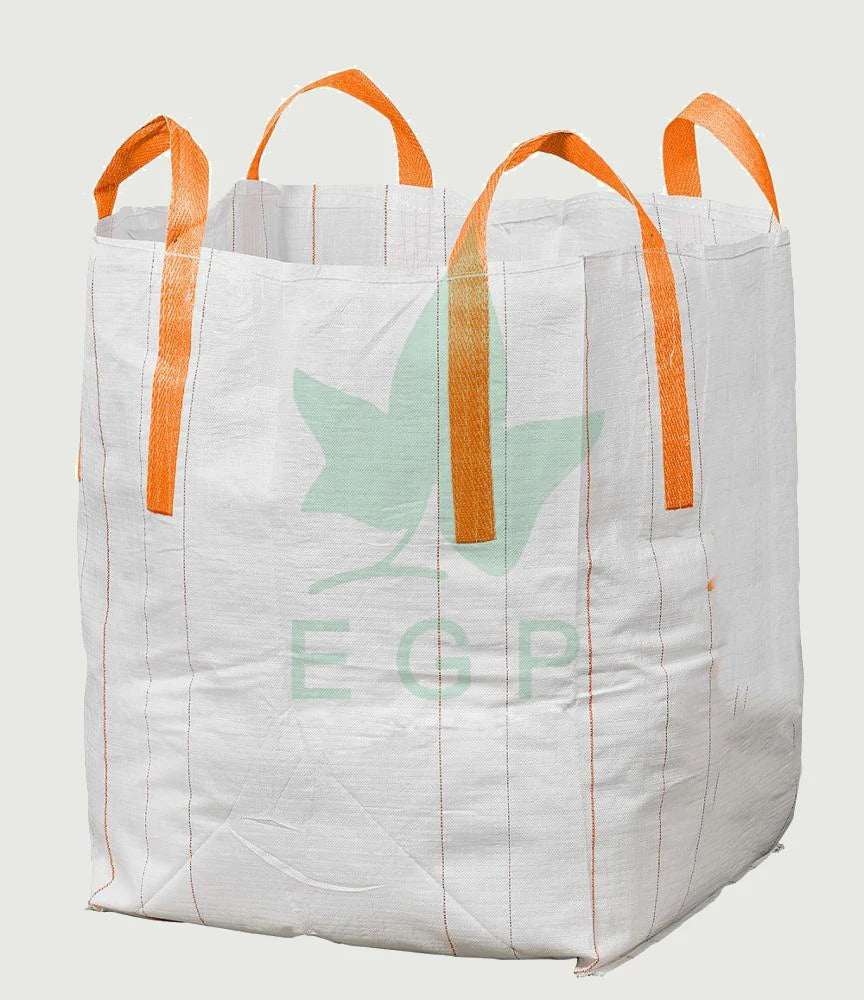 EGP Commercial Customized Jumbo Bag Aluminum Foil Inner Film Ton Bag 1000kg Capacity Fabric Big Bag for Storage