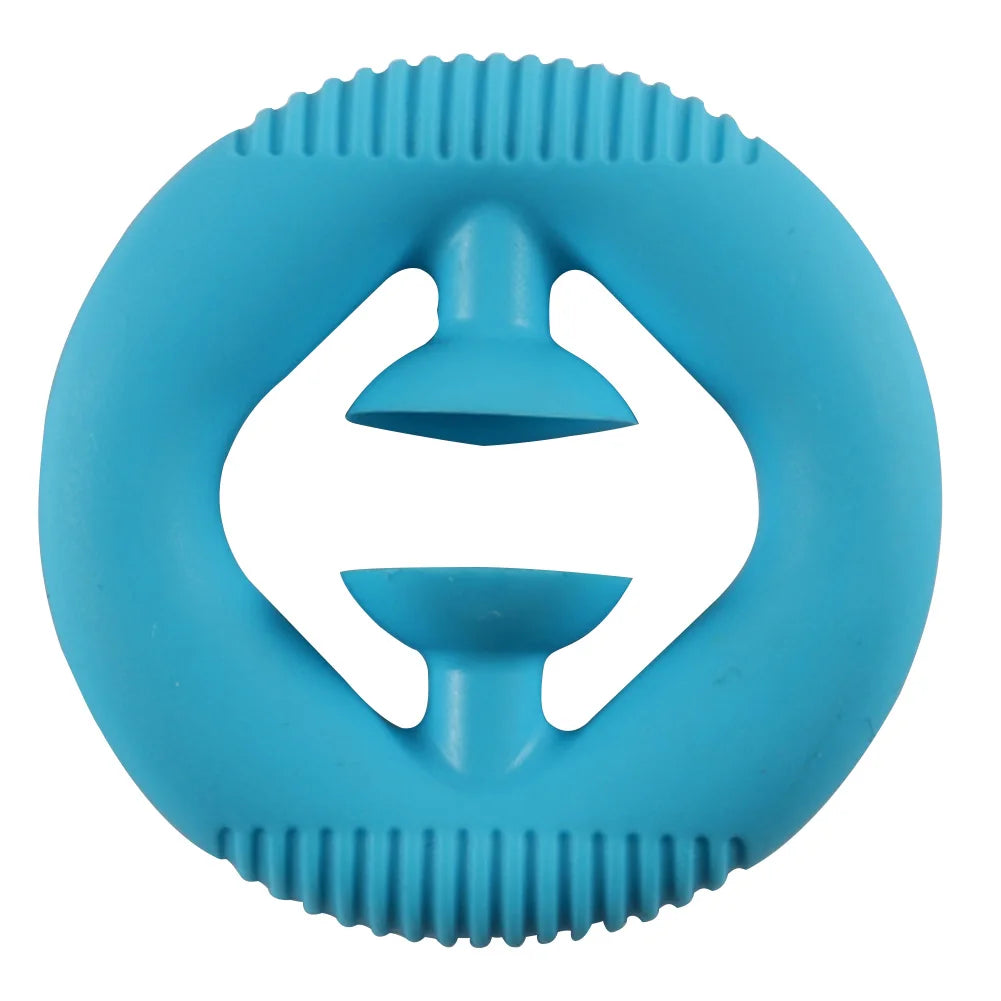 Circle Silicone Squeeze Grip Ball Finger Power Rehabilitation Exercise Decompression Press Fitness Suction Toy