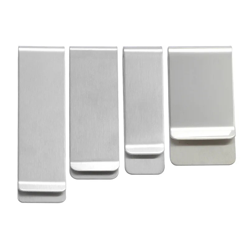 New Fashion Style Cuff Links Stainless Steel Tie Clip for Men Bar Clasp Practical Necktie Clasp Custom Logo Blank Tie Clip