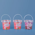 UMETASS Wholesale 1000ml 1L Plastic Bucket With Handle for Chocolate Candy Cookies Package Food Storage Container