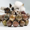 Wholesale Natural Beads for Jewelry Making Polished Rich Wealth Jasper Gemstone Round Beads 8mm 10mm 12mm