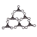 In Stock Saltwater Casting Trolling Rig Fishing Barrel Triple Three Way 3 Way Swivels Fishing Swivel Snaps