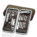 Professional High Quality 12 Pcs Stainless Steel Pedicure Manicure Set 12-in-1 Nail Clipper Durable Portable Gift Box Travel Kit