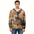 Fitspi Wholesale Custom Made Unisex 3D Hoody Hoodie Plus Size Clothing OEM Print Messi Design