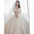 2023 New Elegant Long Dress Sequin Bridal Wedding Gown Wedding Apparel Accessories Bride Dresses