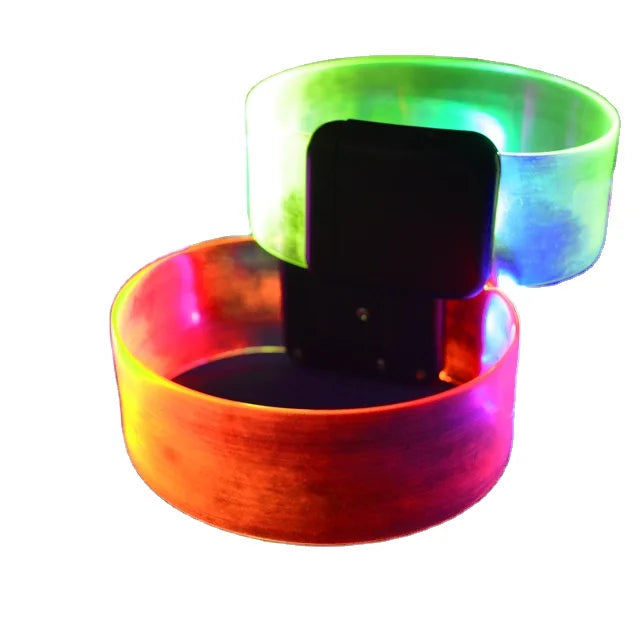 TPU Transparent On&Off Switch LED Children Gifts Bracelet