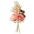 2024 Customized  Artificial Flower Bunches Artificial Rose Red Flowers for Wedding Home Decoration