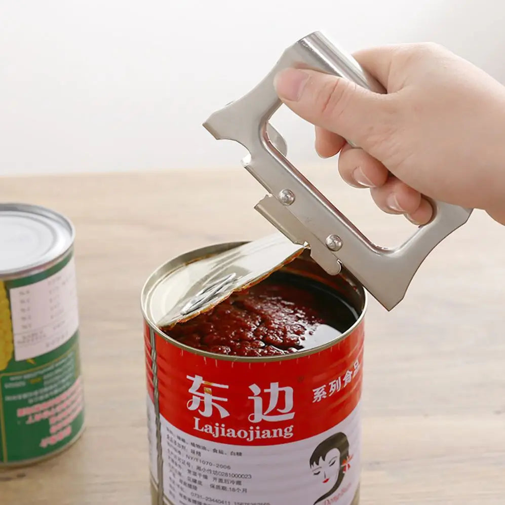 Multifunctional Bottle Opener Household Stainless Steel Can Opener Iron Canned Kitchen Open Beer Bottle Can Open Kitchen Tools