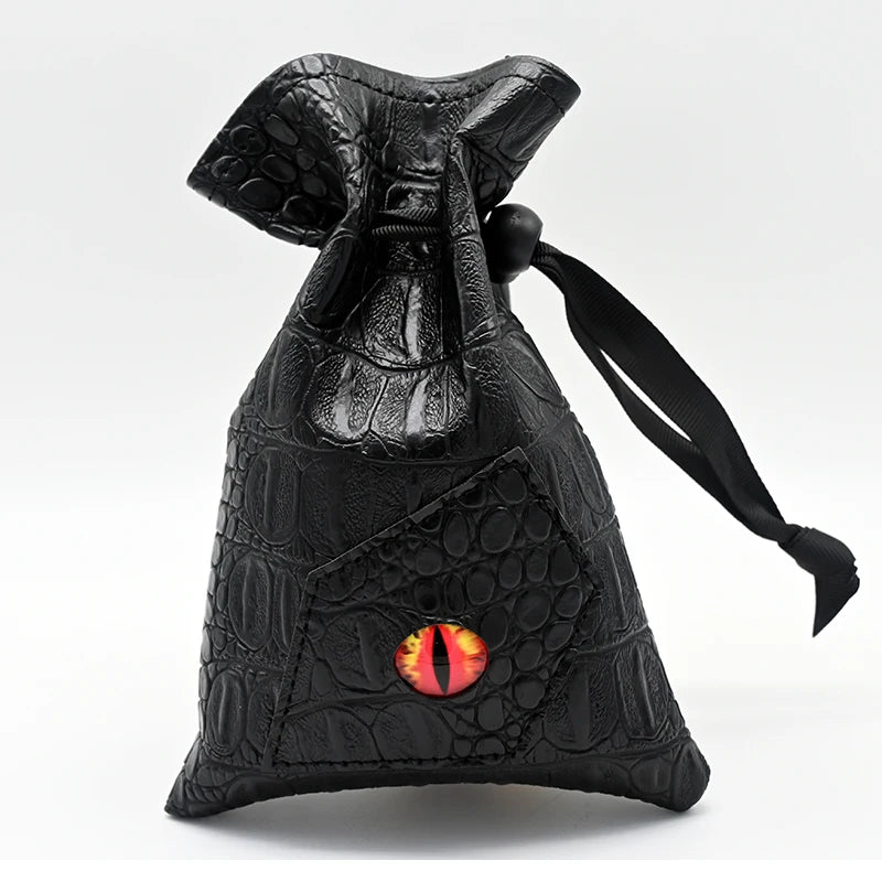 Wholesale Dragon Eye Dice Bag PU Leather Drawstring Pouch for DND RPG  Games - Dice Holder Storage