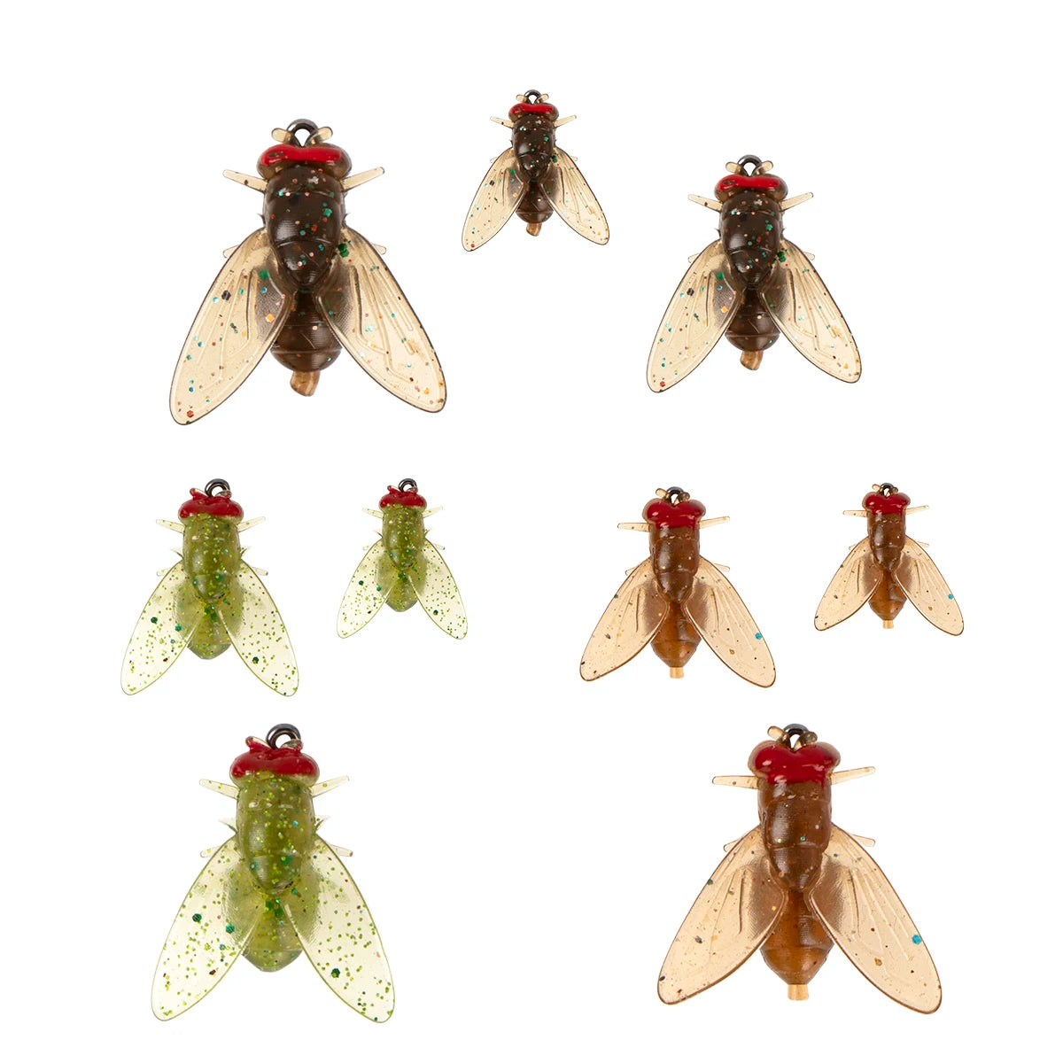 Best Wholesale Silicone Rubber Trout Fly Bait with Hooks for Beginners Floating Bait River Lake Stream Fishing